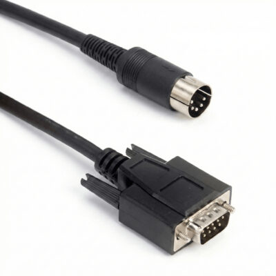 Apple IIc 5-Pin DIN to DB9 Serial Cable (ADTPro Compatible)