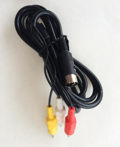 Commodore 64/128/16/+4 8-Pin DIN to Commodore 1702 AV Cable