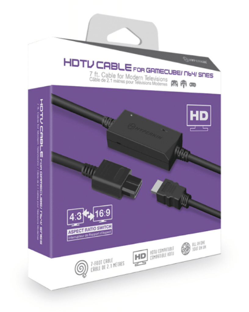 Nintendo SNES / N64 / GameCube HDMI Cable | 8-Bit Classics