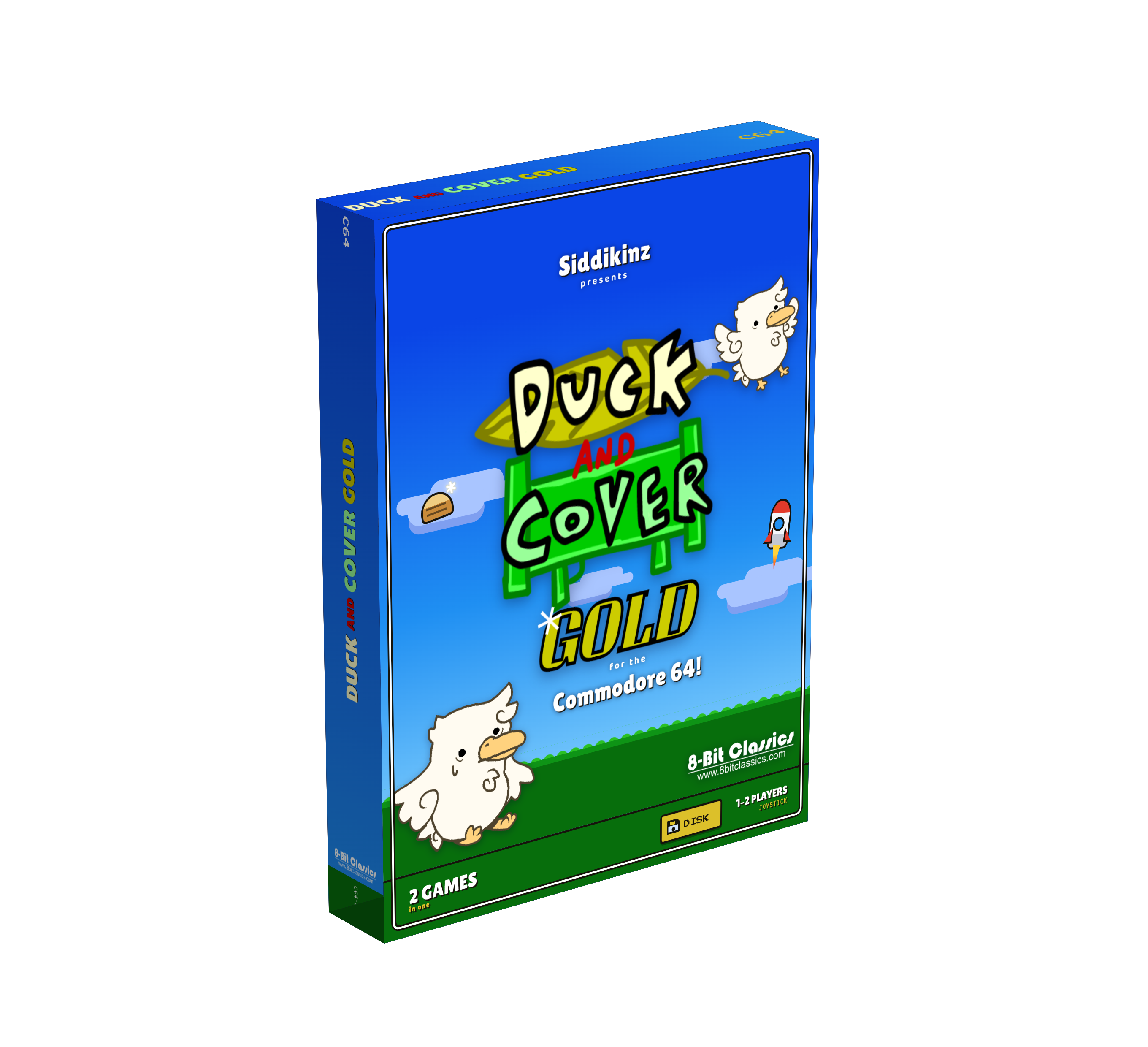 Duck and Cover Gold for the Commodore 64