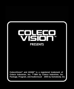 Colecovision Label White